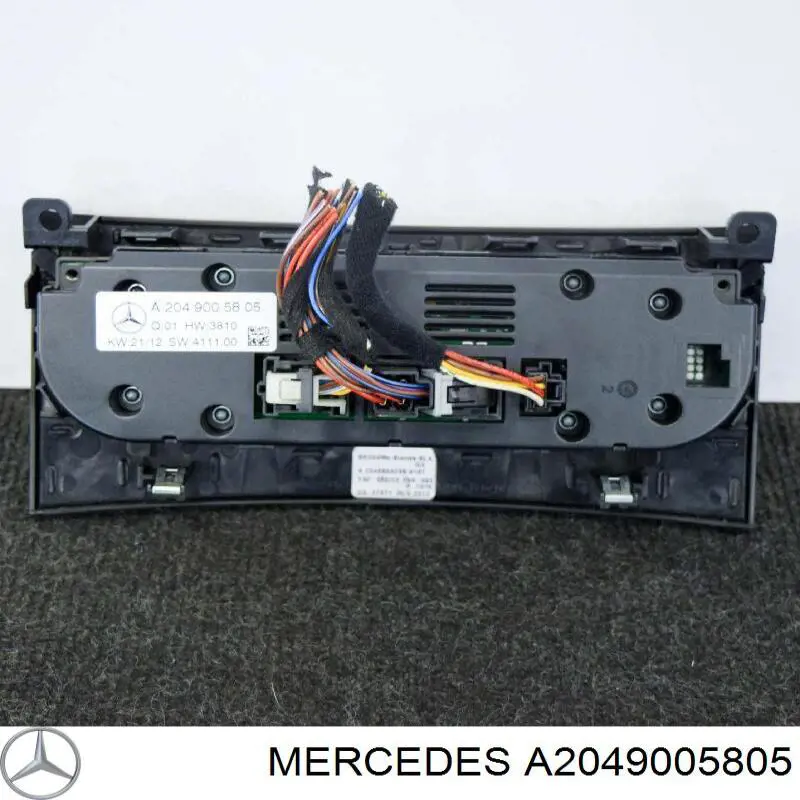 Блок управления кондиционером A2049005805 Mercedes