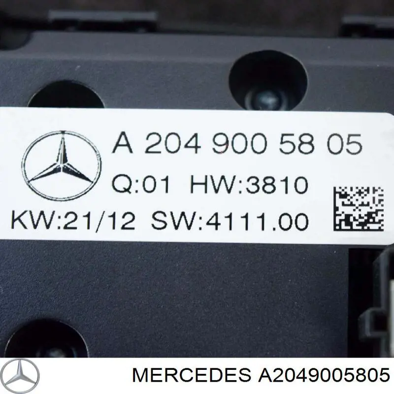 2049005805 Mercedes Механизм управления кондиционером