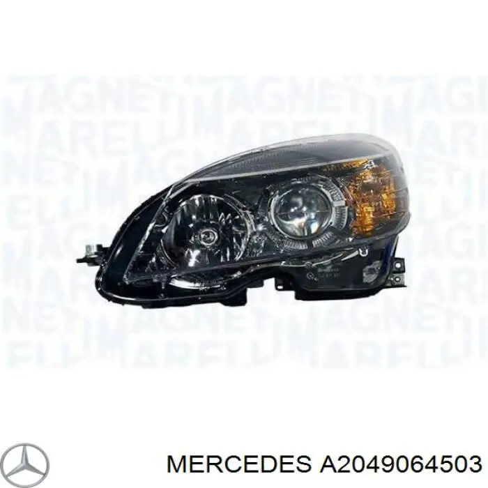 Фара левая A2049064503 Mercedes