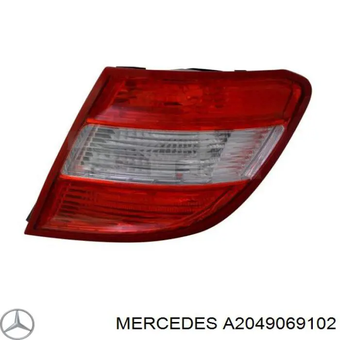 Фонарь задний левый 204906910264 Mercedes