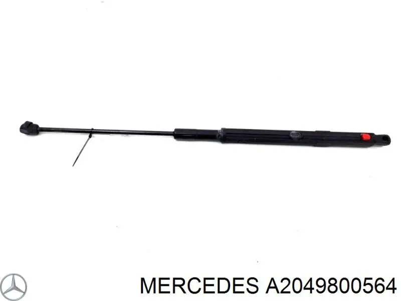 2049800564 Mercedes amortecedor da capota esquerdo
