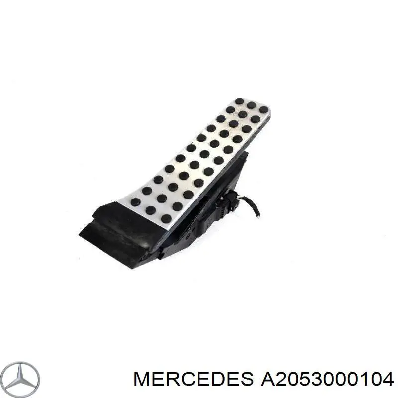 A2053000104 Mercedes pedal de gás (de acelerador)