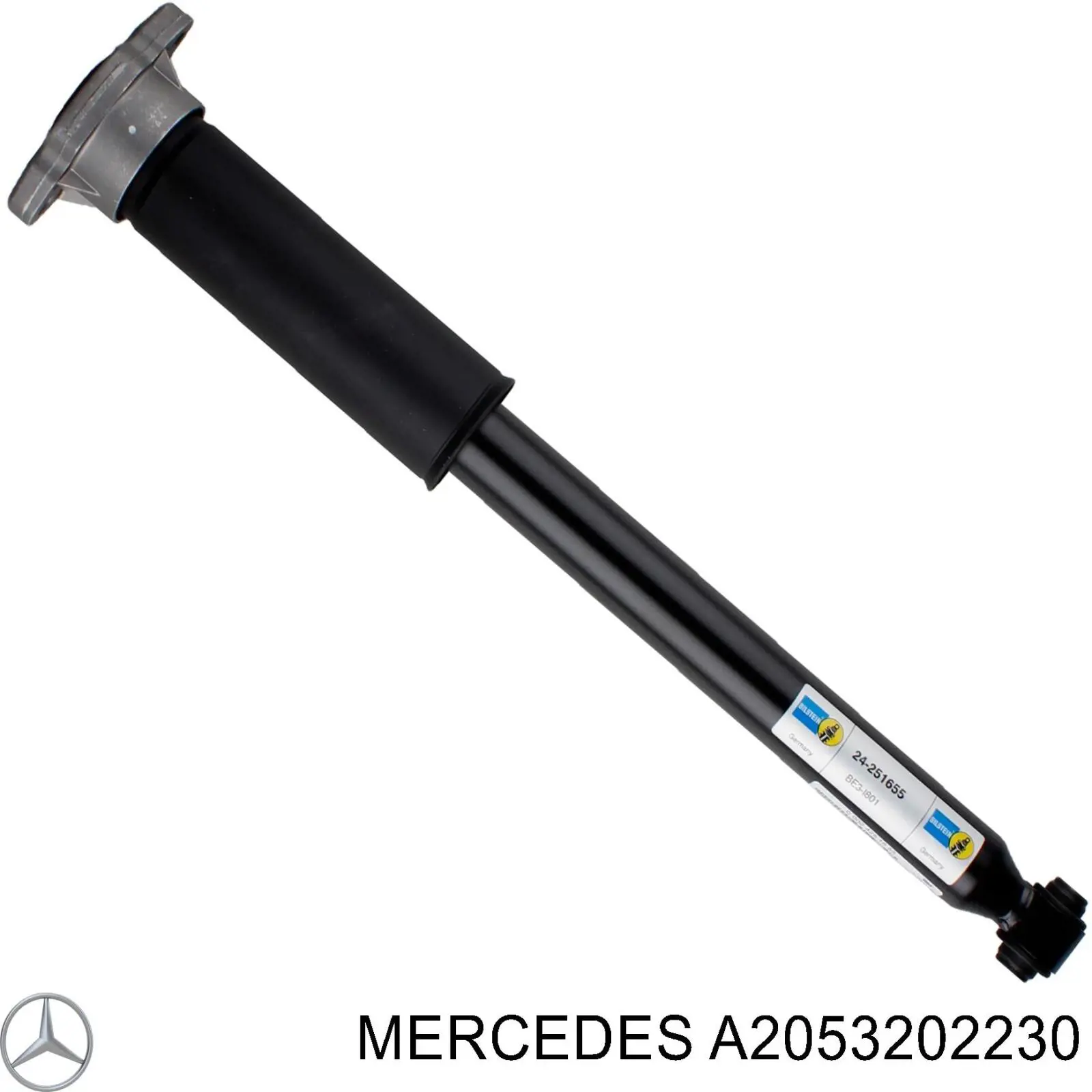 A2053202230 Mercedes amortecedor traseiro