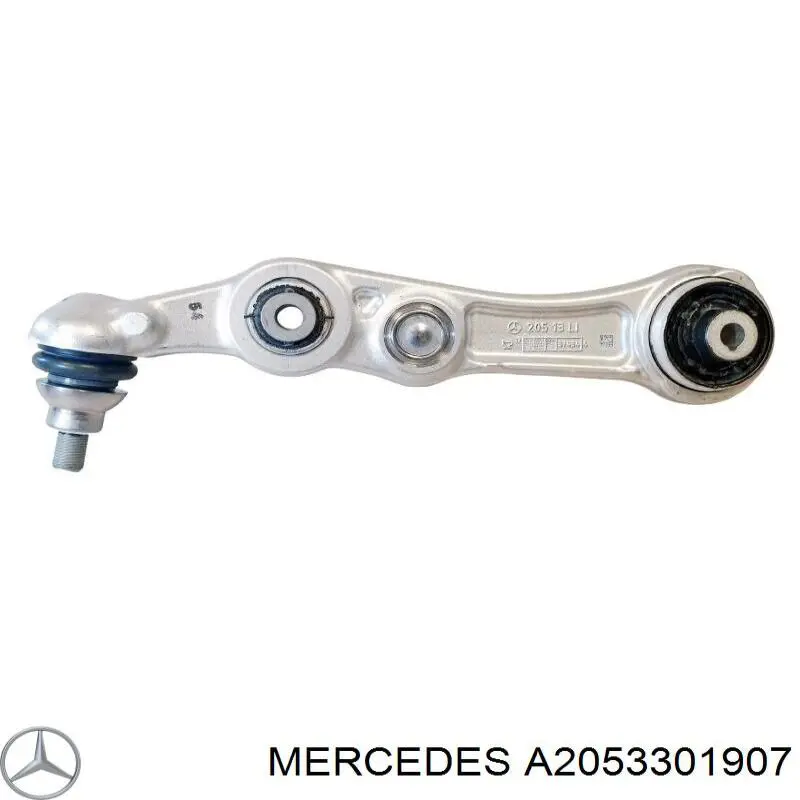 A2053301907 Mercedes braço oscilante inferior esquerdo de suspensão dianteira