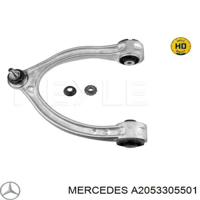 A2053305501 Mercedes braço oscilante superior esquerdo de suspensão dianteira