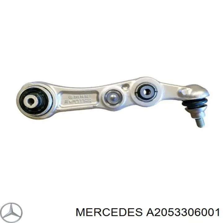 A2053306001 Mercedes braço oscilante inferior direito de suspensão dianteira