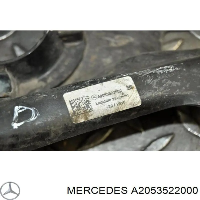 Braço oscilante inferior esquerdo de suspensão traseira para Mercedes E (W213)