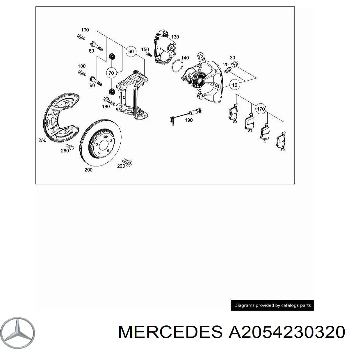 A2054230320 Mercedes 