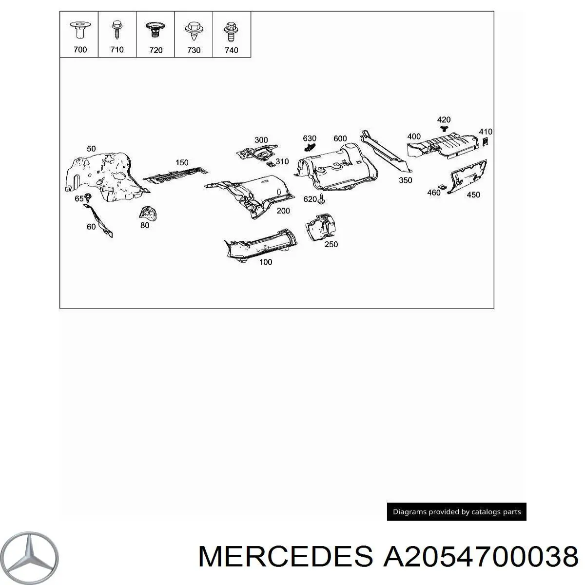 A2054700038 Mercedes 