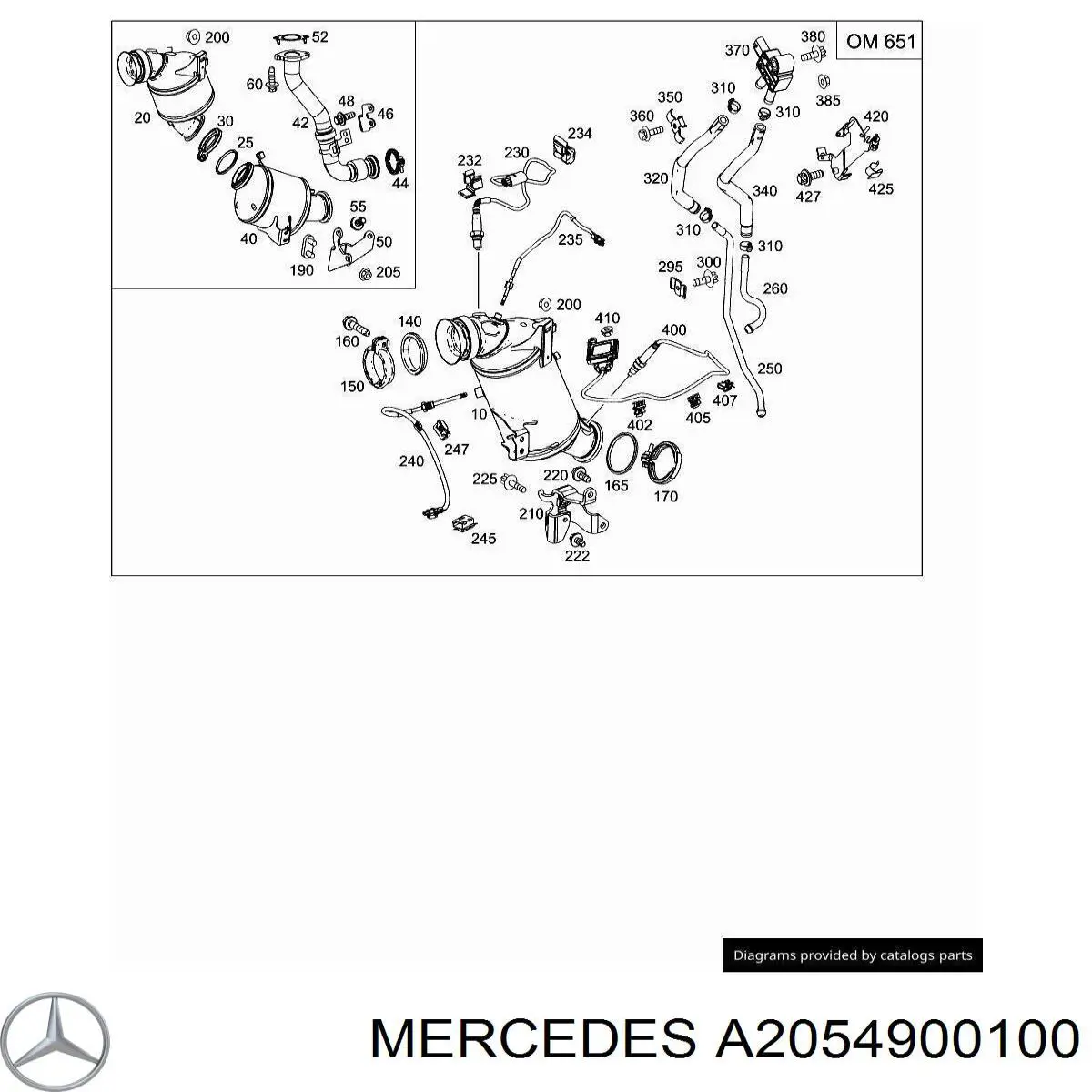 A2054900100 Mercedes 