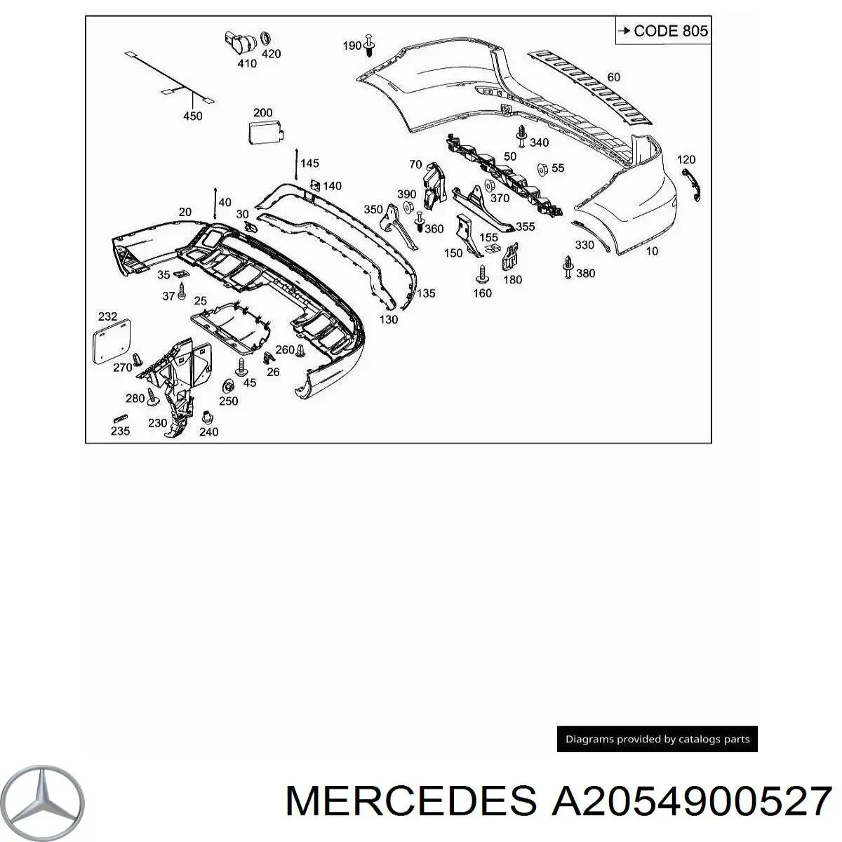  A2054900527 Mercedes