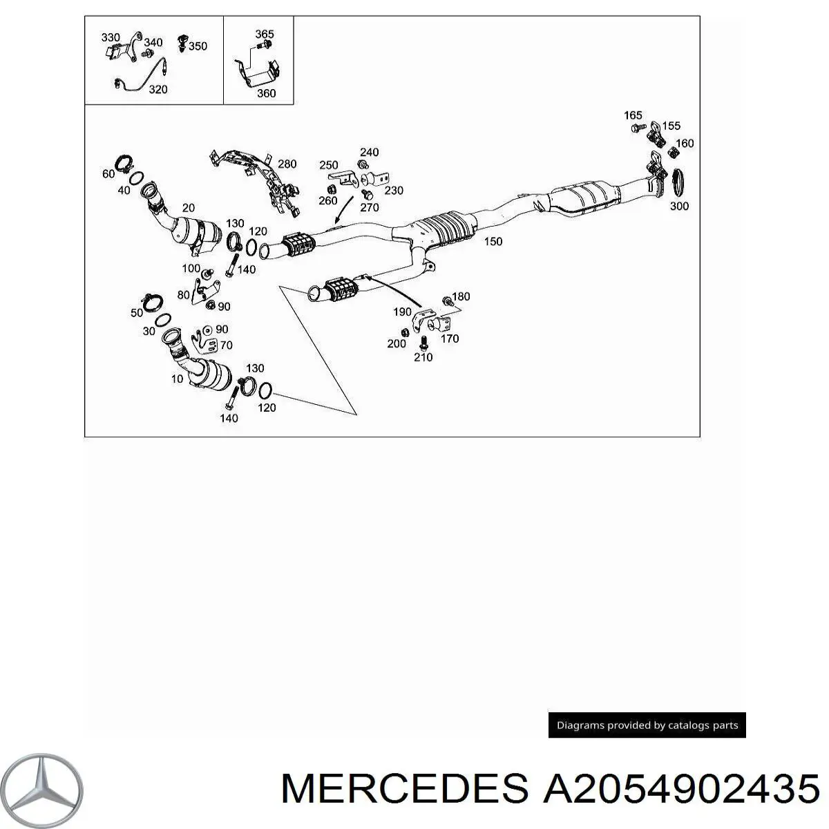 A2054902435 Mercedes 