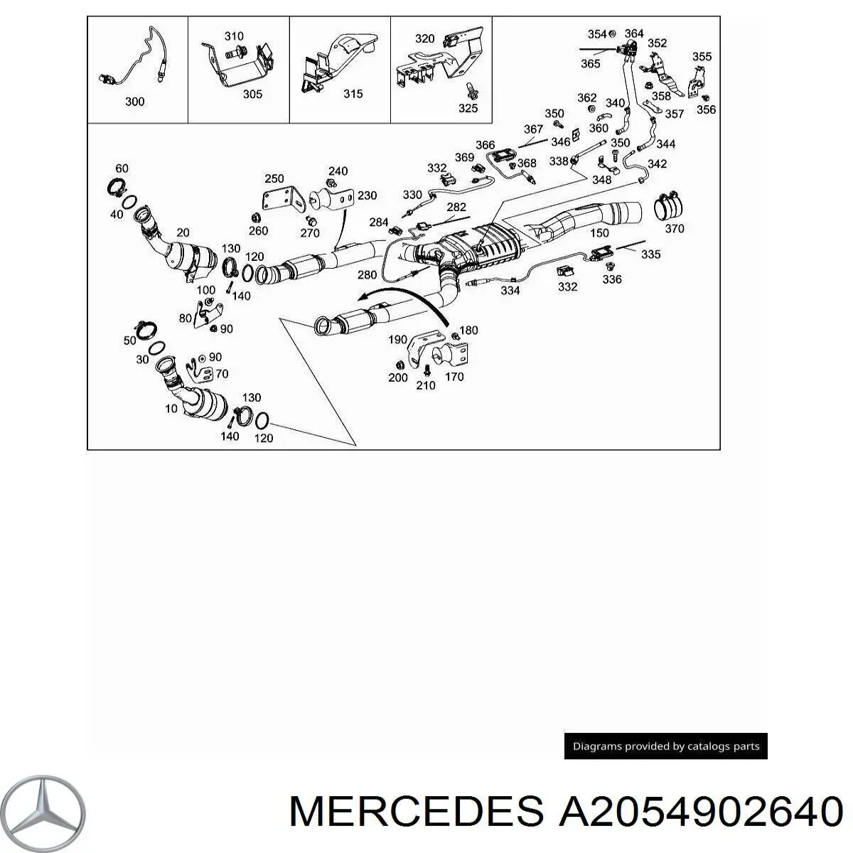 A2054902640 Mercedes 