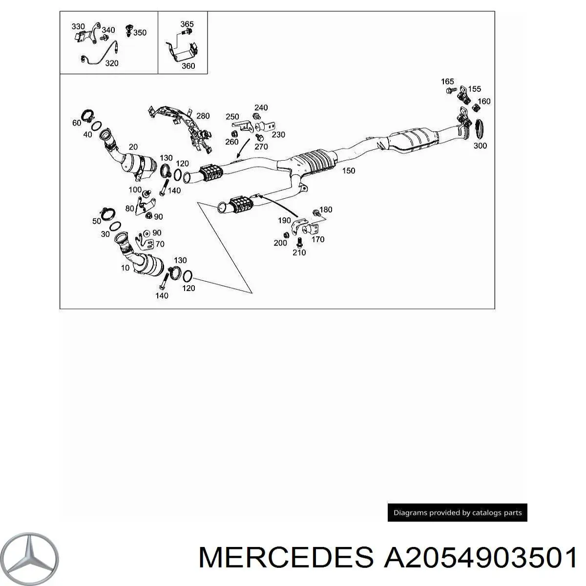 A2054903501 Mercedes 