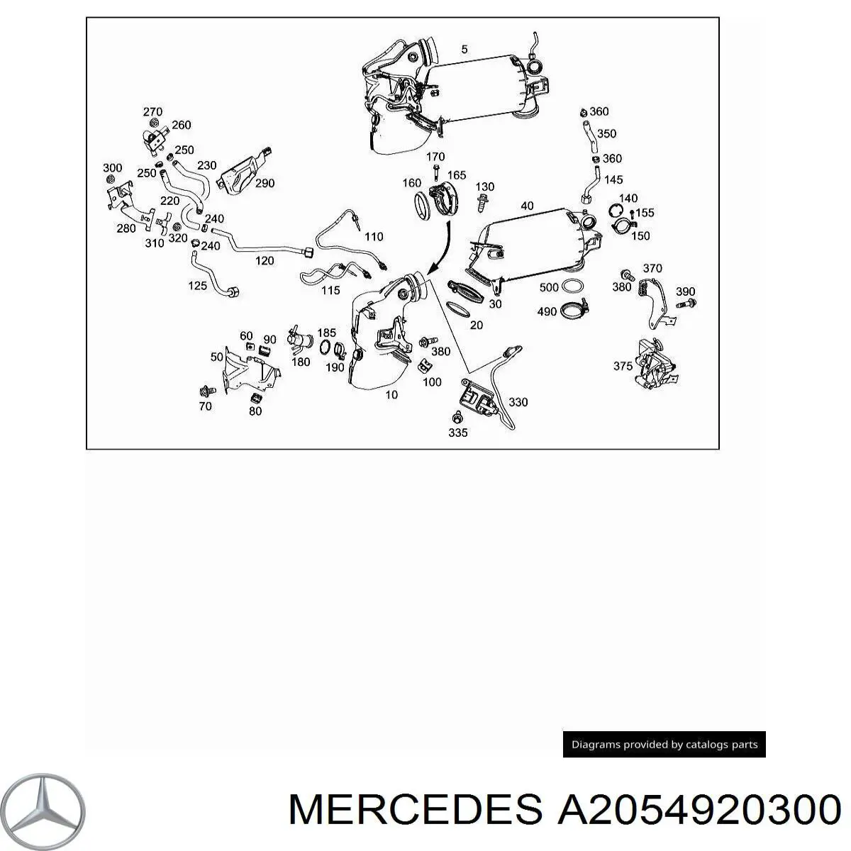 A2054920300 Mercedes 