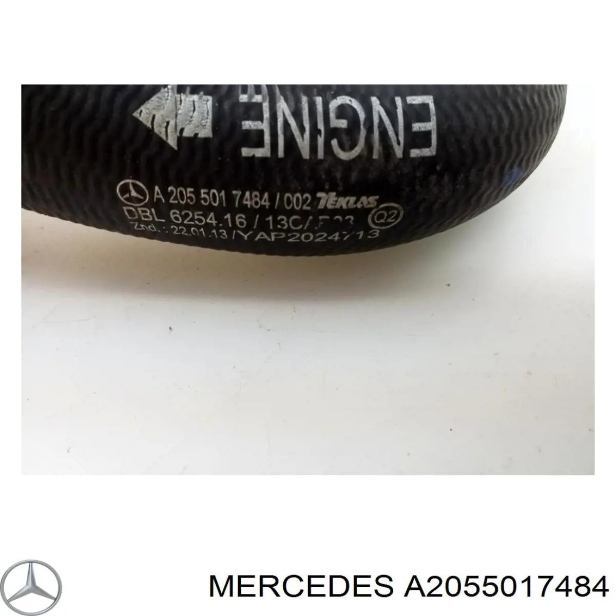 Шланг радиатора, нижний Mercedes 2055017484 цена, от 14.11 USD