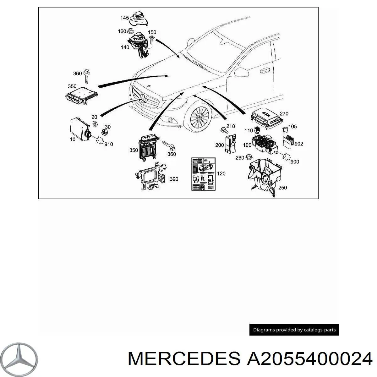 A2055400024 Mercedes 