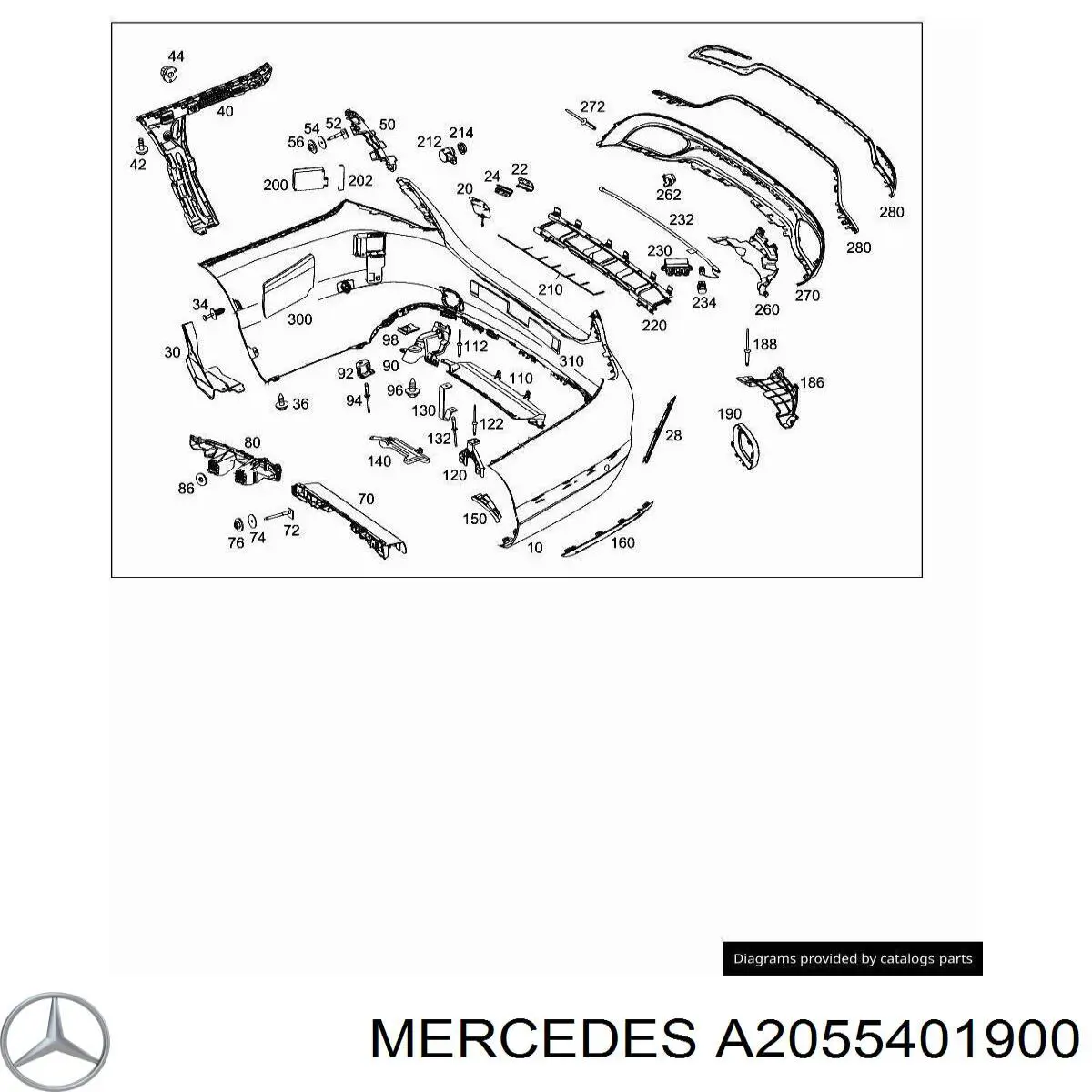  A2055401900 Mercedes