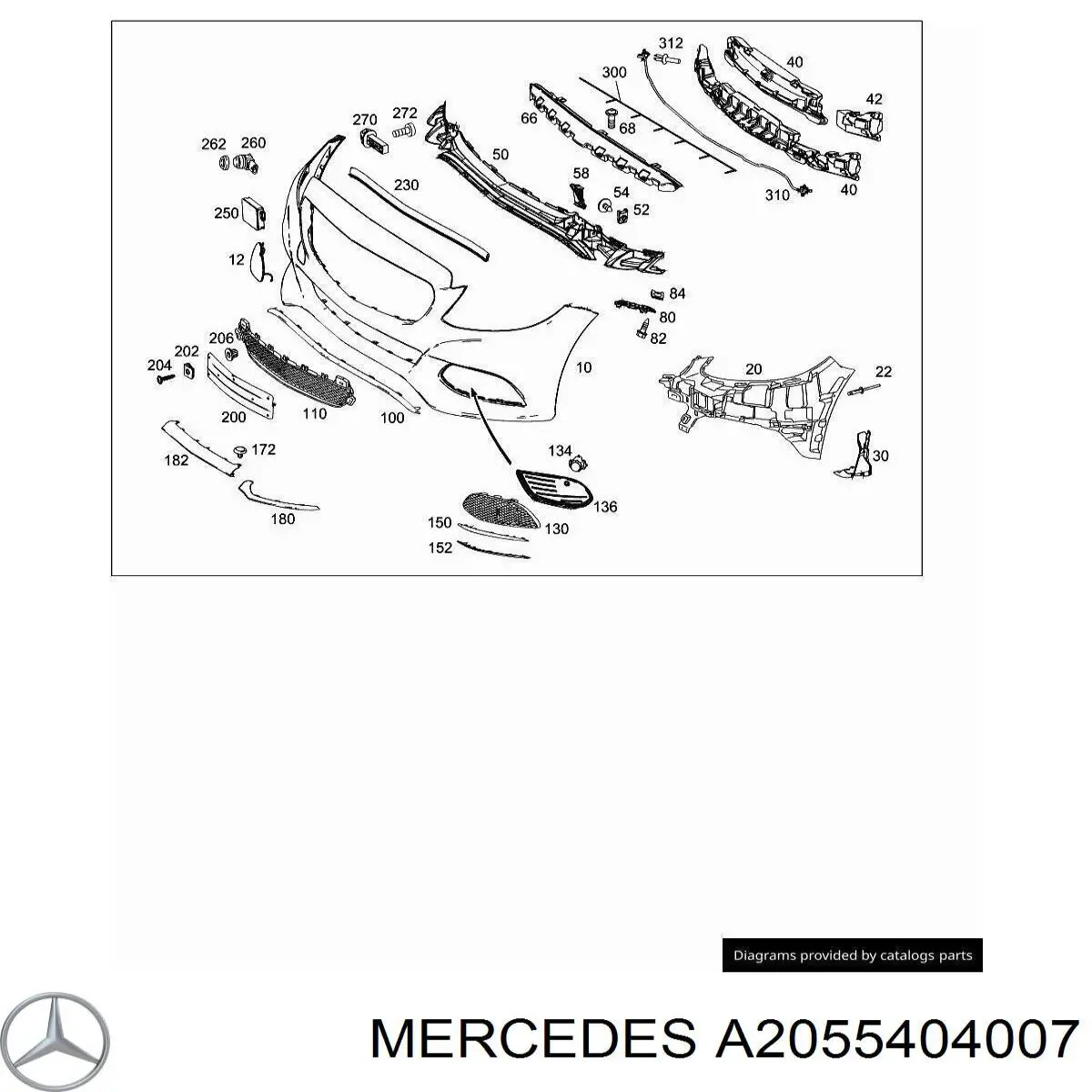 2055404007 Mercedes 