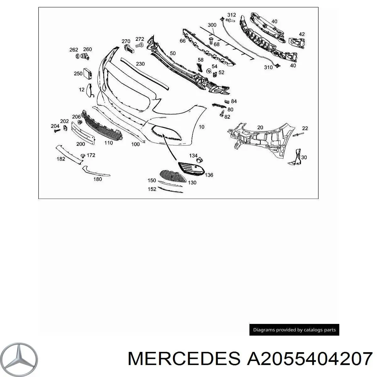 A2055404207 Mercedes 