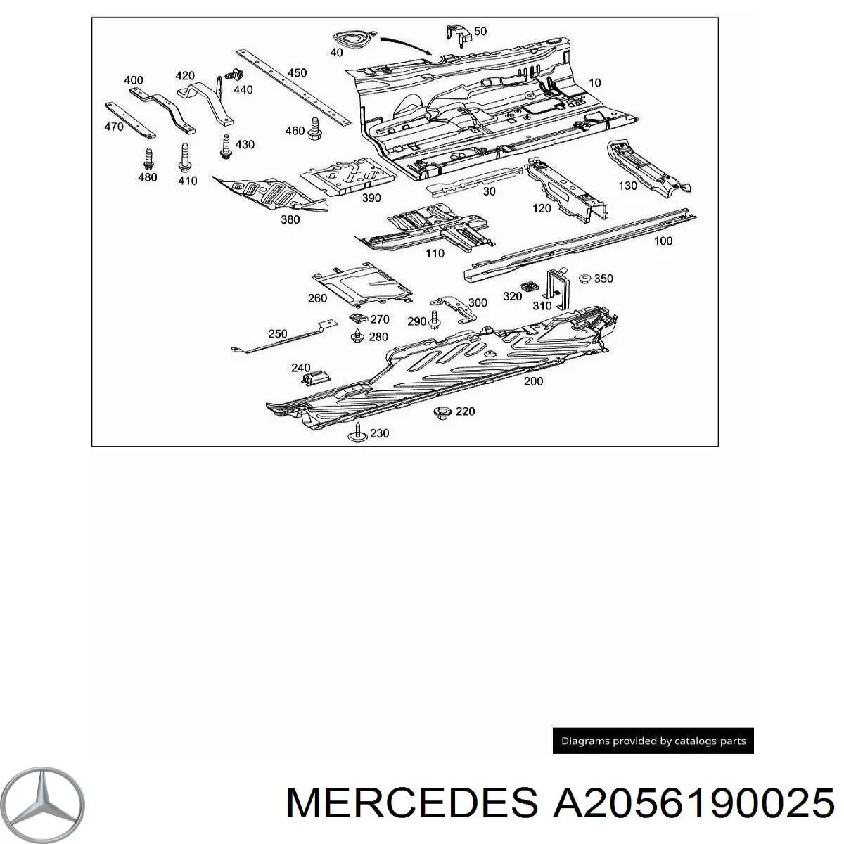 Купить 2056190025 Mercedes 