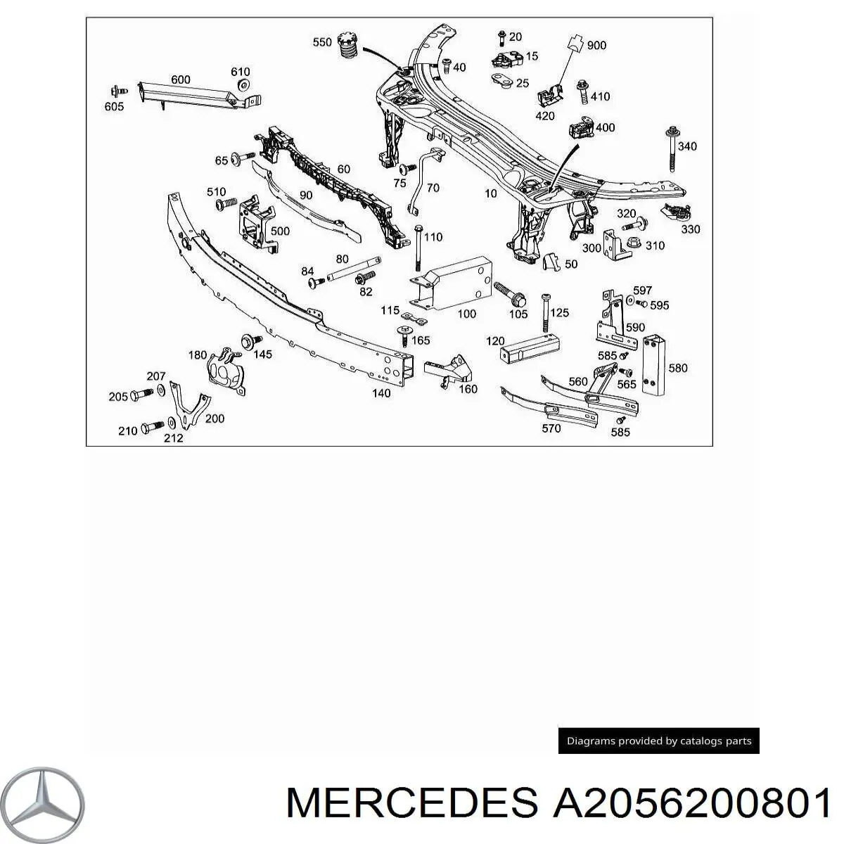 A2056200801 Mercedes 