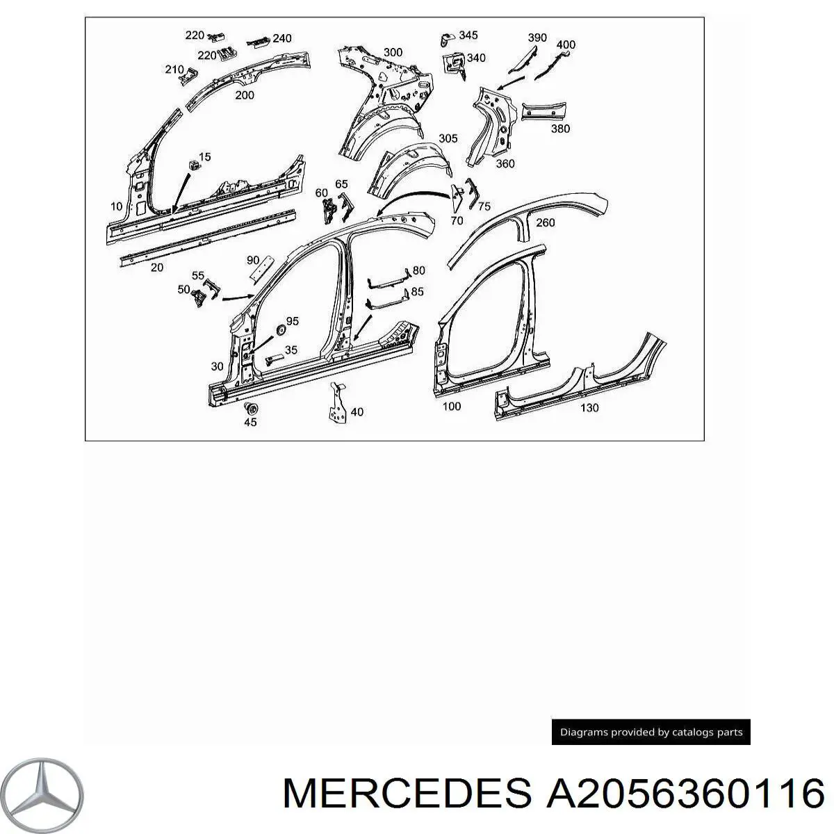 A2056360116 Mercedes 