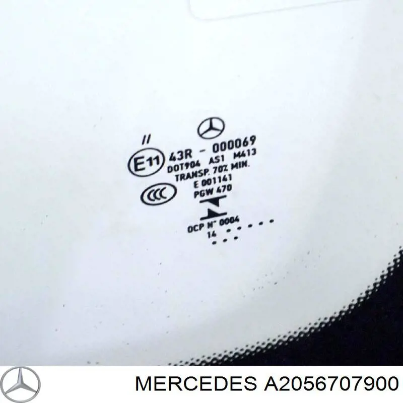 Стекло лобовое Mercedes A2056709300 цена, от 206.91 USD