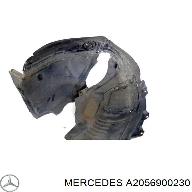 Подкрылок переднего крыла, правый задний Mercedes A205690023028