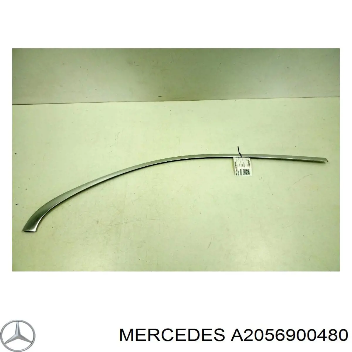 A2056900480 Mercedes Молдинг задней правой двери, верхний