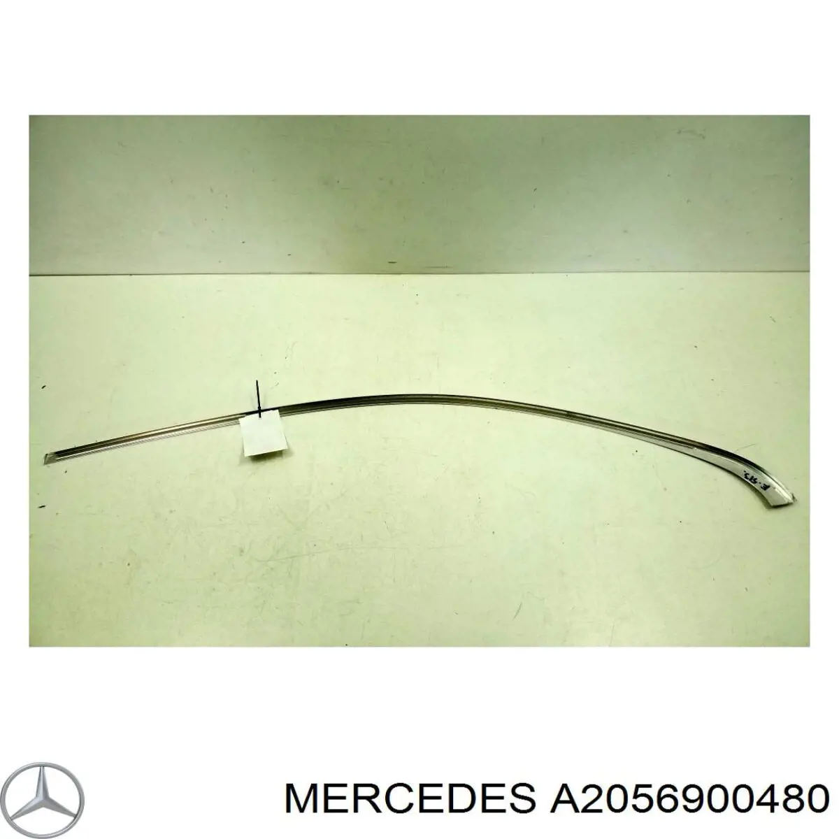 Купить A2056900480 Mercedes Молдинг двери задней правой верхний