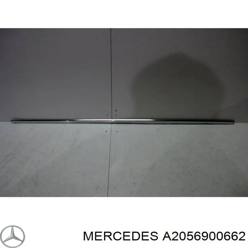 Купить A205690066269 Mercedes Накладка (молдинг) порога наружная передняя правая