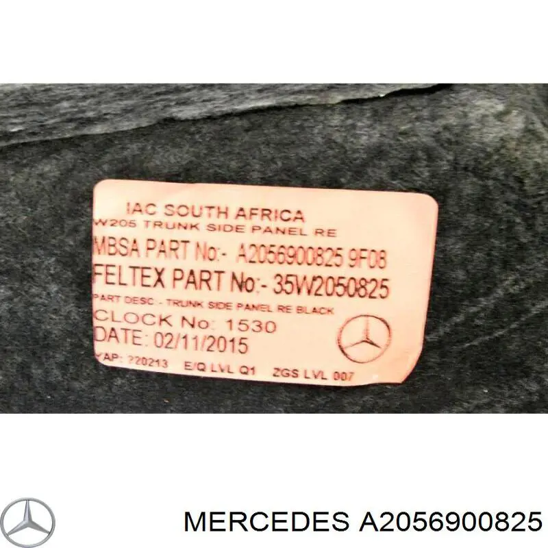 A2056900825 Mercedes 