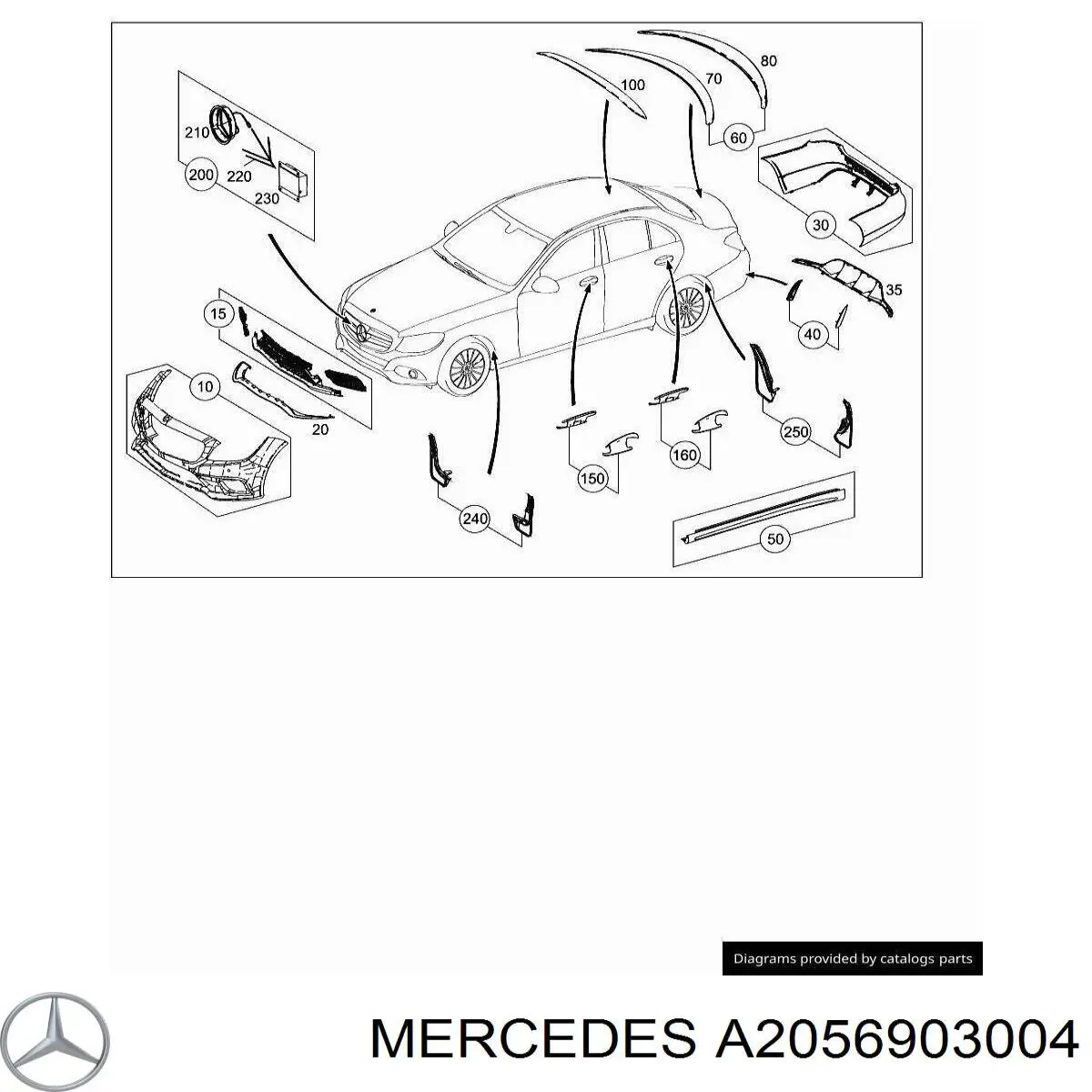 A2056903004 Mercedes 