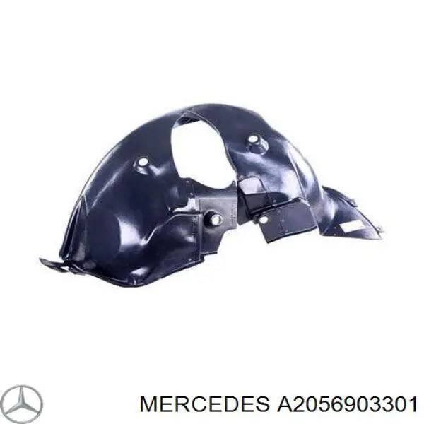 Подкрылок крыла переднего левый передний A2056903301 Mercedes