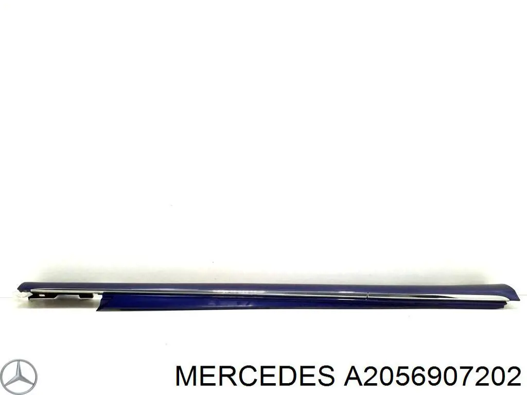Купить A2056907202 Mercedes Накладка (молдинг) порога наружная правая