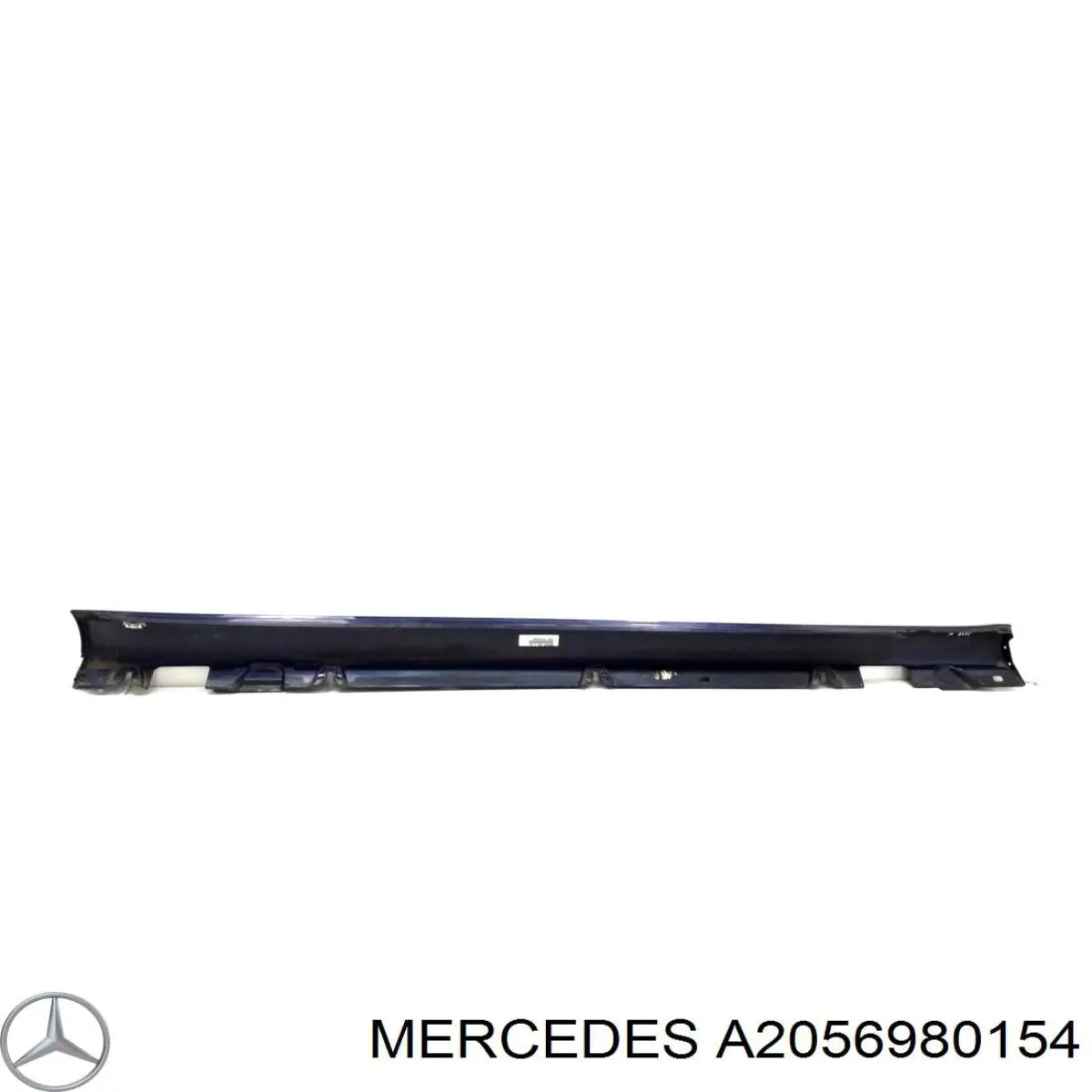 A2056980154 Mercedes Накладка наружняя (молдинг) порога, левый