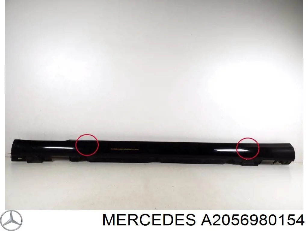 Накладка (молдинг) порога наружная левая Mercedes A2056980154 цена, от 120.37 USD