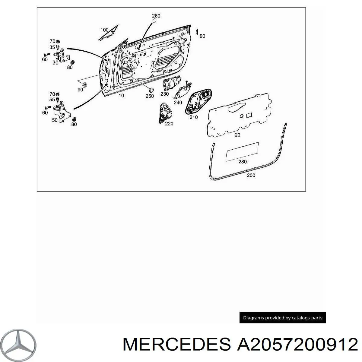 A2057200912 Mercedes 