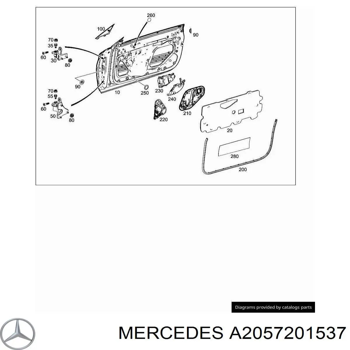 A2057201537 Mercedes 