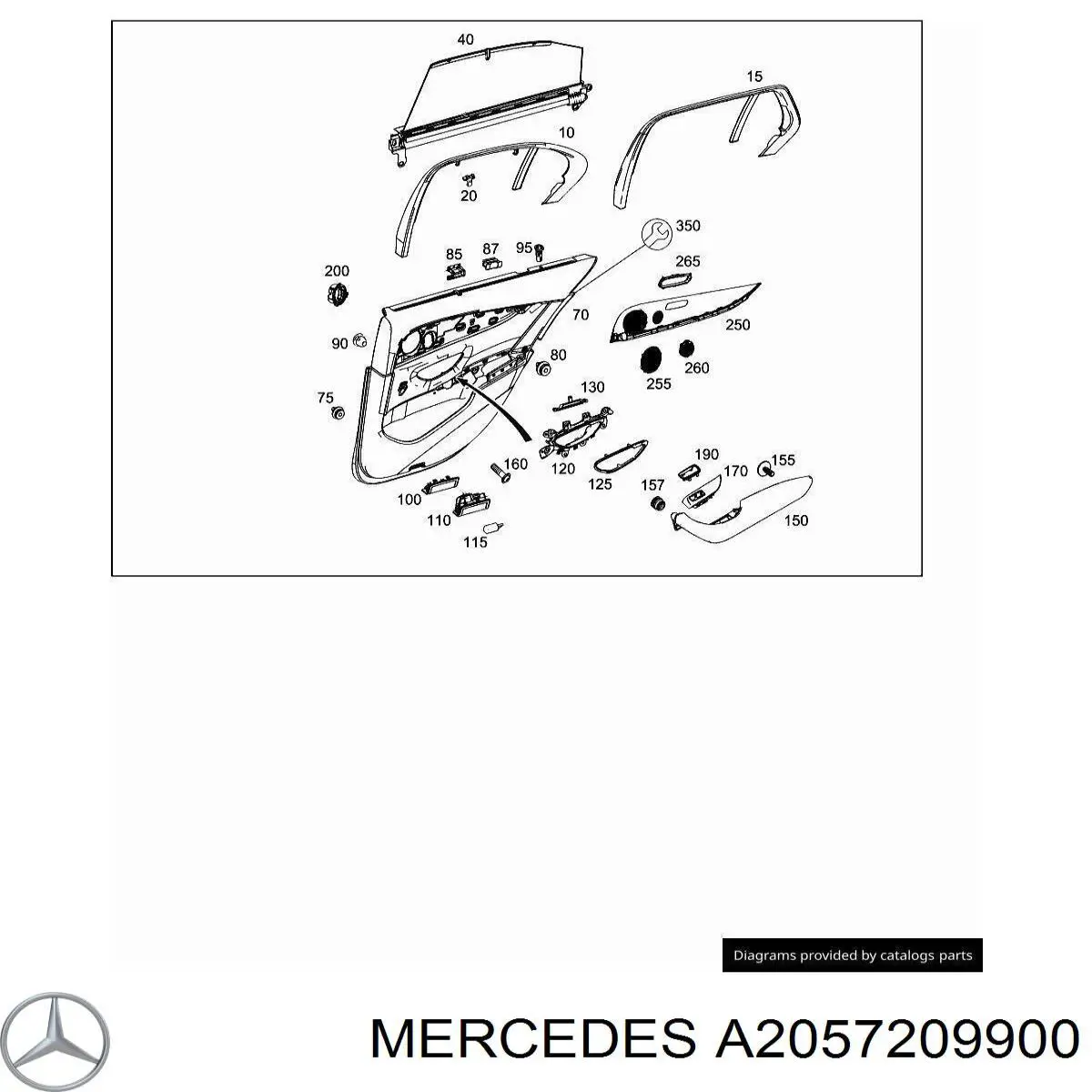 A2057209900 Mercedes 