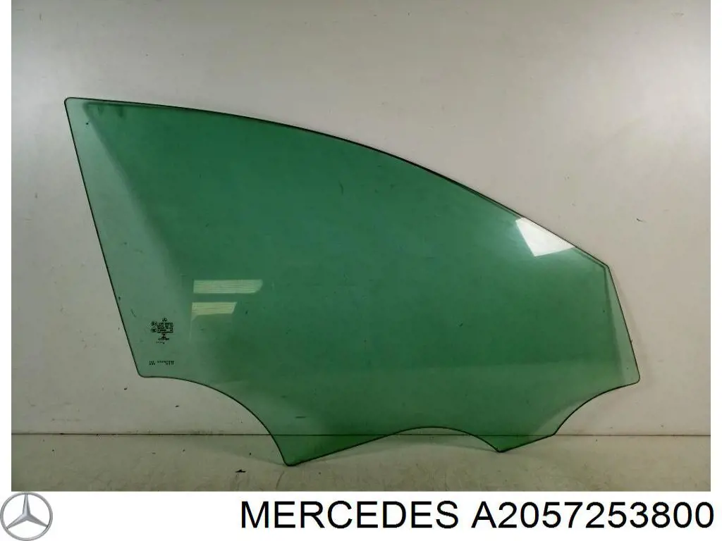 A2057253800 Mercedes Стекло передней двери, правой