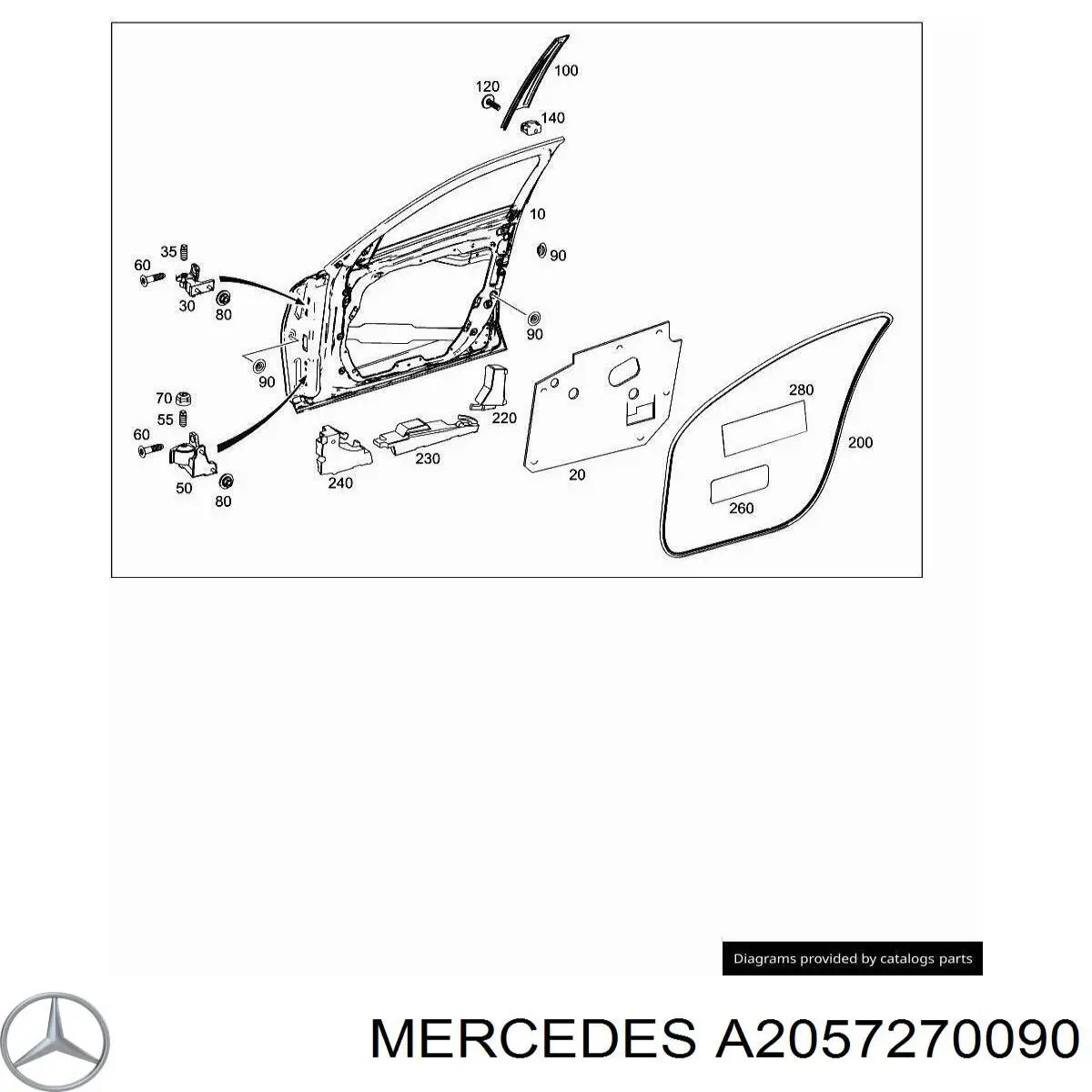 A2057270090 Mercedes 