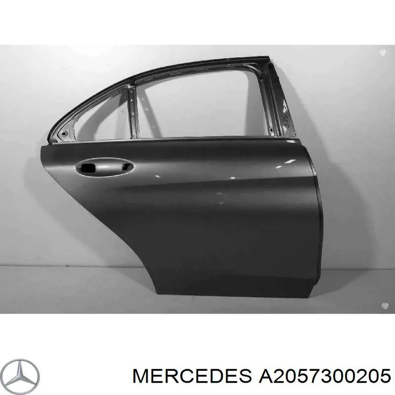 Купить 2057300205 Mercedes Дверь задняя в сборе
