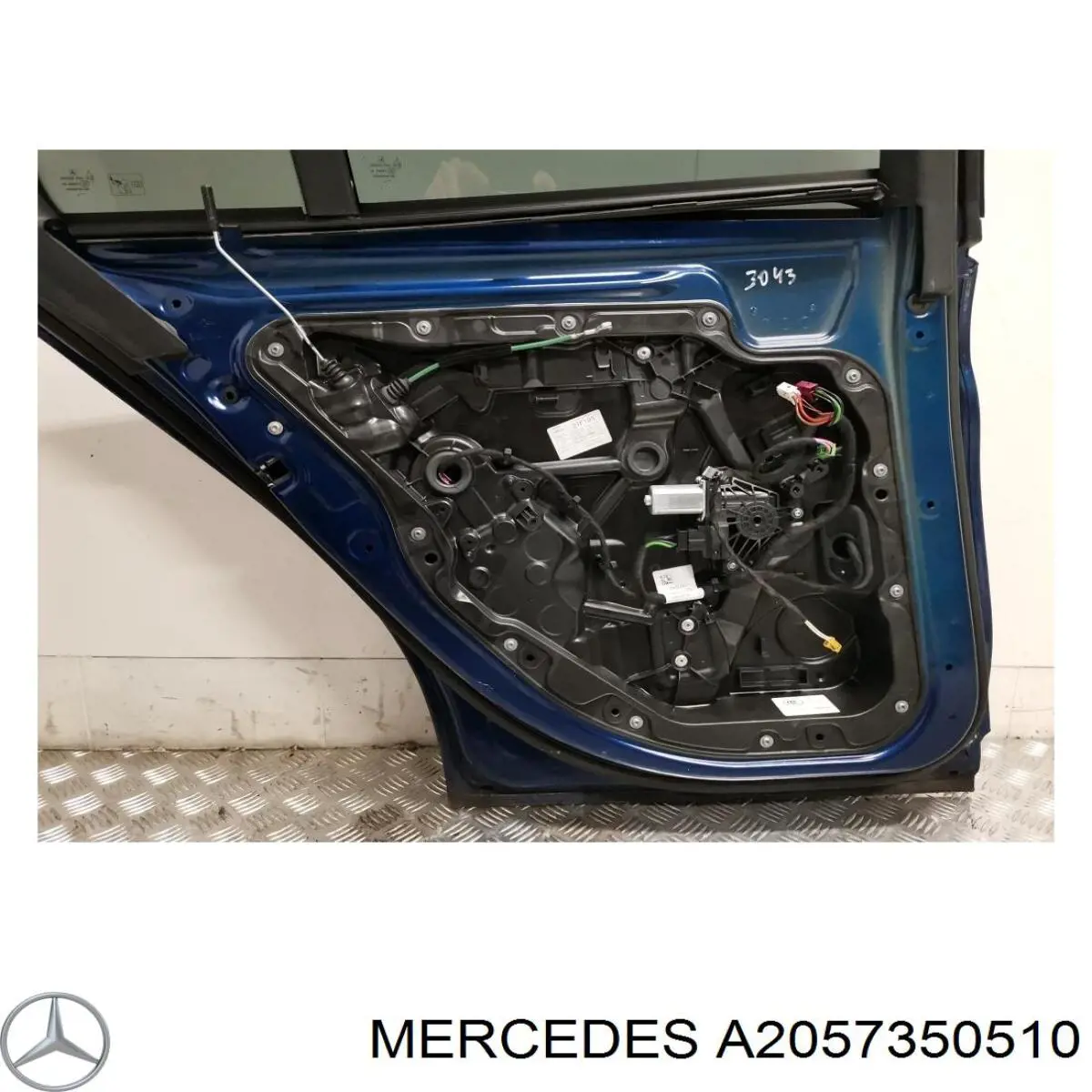 Стекло задней двери, левой Mercedes A2057350510 цена, от 23.52 USD