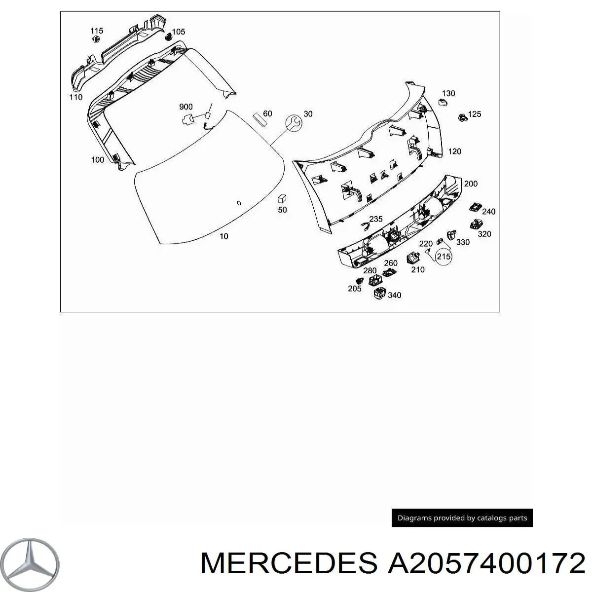 A2057400172 Mercedes 