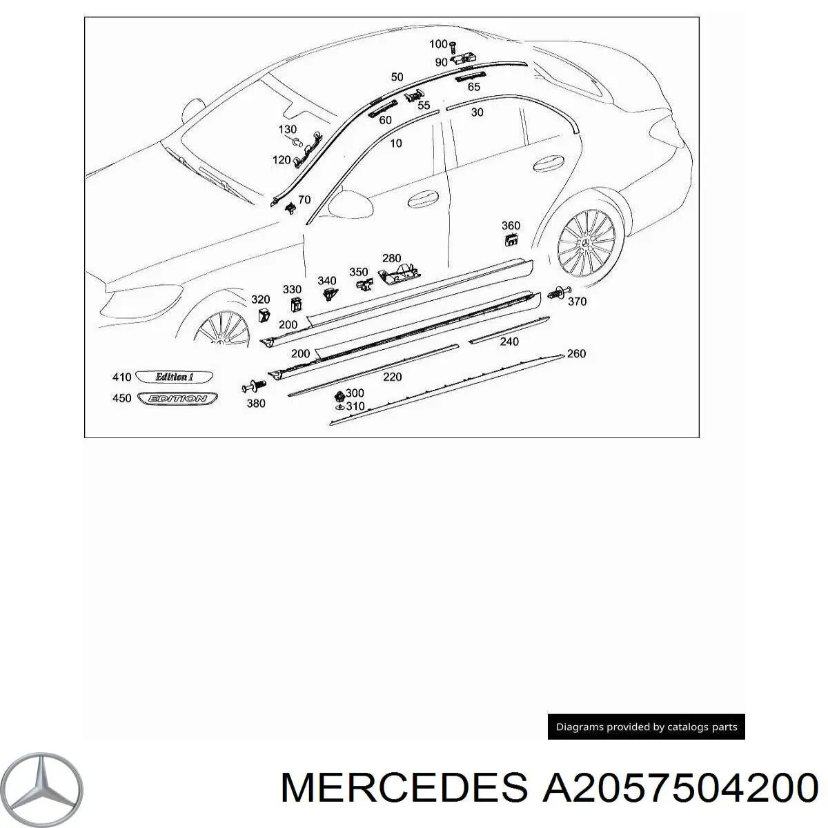  A2057504200 Mercedes