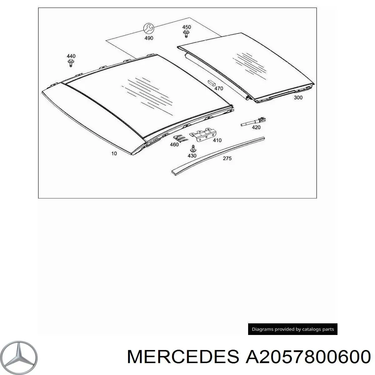 A2057800600 Mercedes 