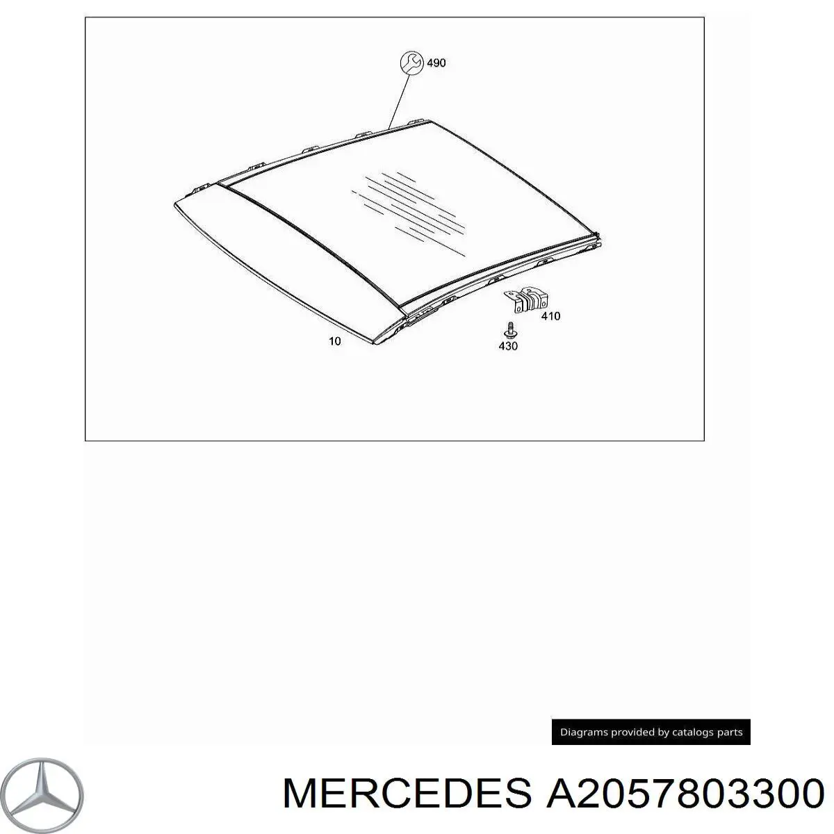 A2057803300 Mercedes 