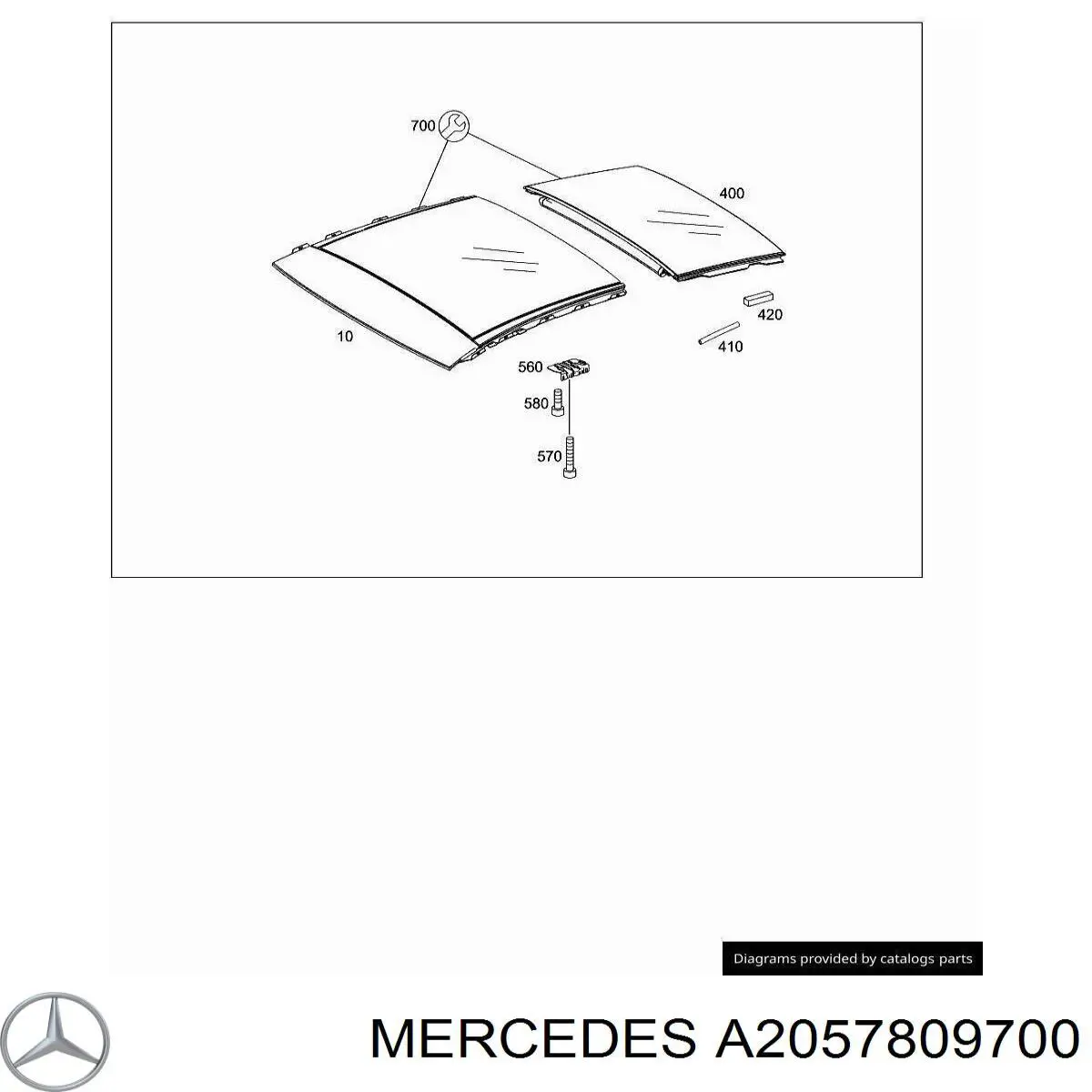 A2057800077 Mercedes 